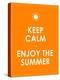 Special Summer Keep Calm Modern Motivational Background-place4design-Stretched Canvas