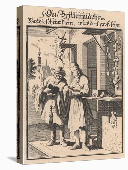 Spectacle Maker (From Abbildung Der Gemein-Nützlichen Haupt-Ständ), 1698-Christoph Weigel The Elder-Premier Image Canvas