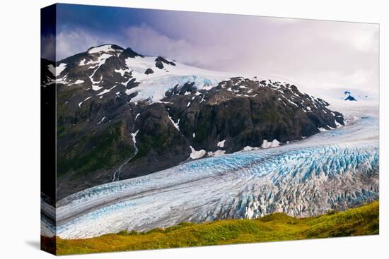 Spectacular Exit Glacier, Kenai Fjords National Park, Seward, Alaska-Mark A Johnson-Premier Image Canvas
