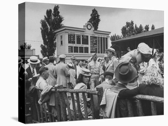 Spectators Attending the Kentucky Derby-null-Premier Image Canvas