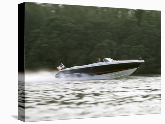 Speedboat on Water-null-Premier Image Canvas