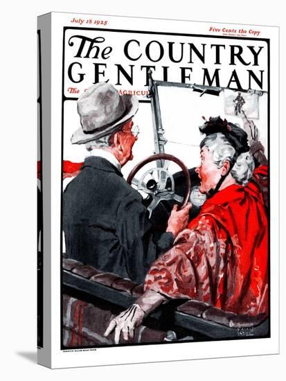 "Speeding Oldsters," Country Gentleman Cover, July 18, 1925-William Meade Prince-Premier Image Canvas