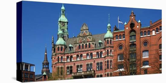 Speicherstadt, Hamburg, Germany, Europe-Hans-Peter Merten-Premier Image Canvas