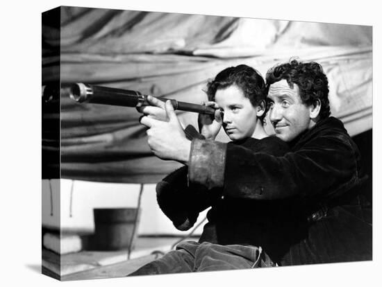 Spencer Tracy; Freddie Bartholomew. "Captains Courageous" [1937], Directed by Victor Fleming.-null-Premier Image Canvas