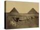 Sphinx and Giza Pyramids, 19th Century-Science Source-Premier Image Canvas