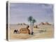 Sphinx and Pyramids, Giza II, 1820-1876-George Sand-Premier Image Canvas