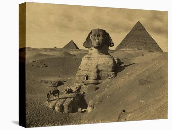 Sphinx and the Pyramids, 19th Century-Science Source-Premier Image Canvas