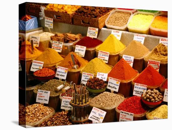 Spice Shop at the Spice Bazaar, Istanbul, Turkey, Europe-Levy Yadid-Premier Image Canvas