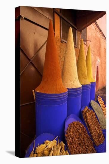 Spice Shop, Marrakech, Morocco, North Africa, Africa-Neil Farrin-Premier Image Canvas