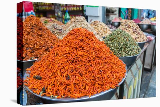 Spices and fruits in a traditional market in Jerusalem, Israel, Middle East-Alexandre Rotenberg-Premier Image Canvas