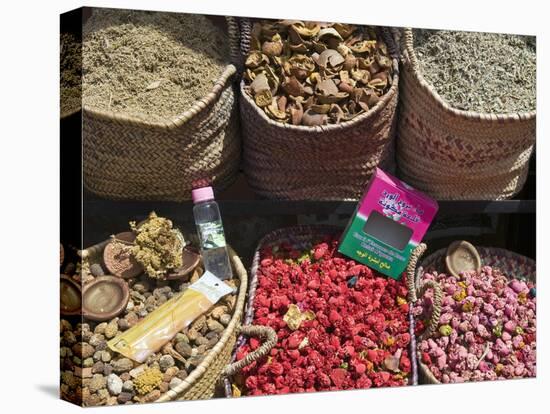 Spices for Sale, Souk in the Medina, Marrakech (Marrakesh), Morocco, North Africa-Nico Tondini-Premier Image Canvas