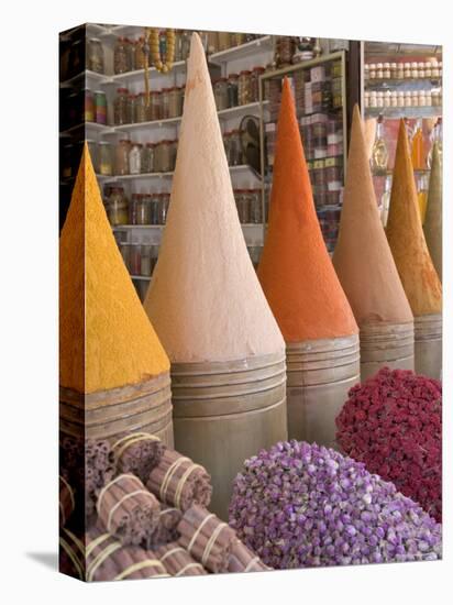 Spices in Market, Mellah District, Marrakesh, Morocco-Gavin Hellier-Premier Image Canvas