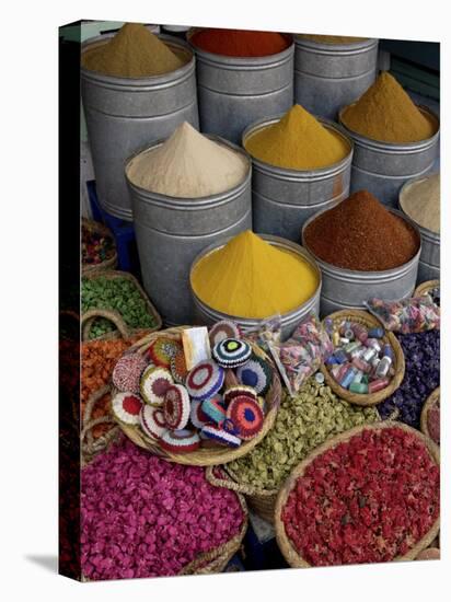 Spices in the Souks in the Medina, Marrakesh, Morroco, North Africa, Africa-De Mann Jean-Pierre-Premier Image Canvas