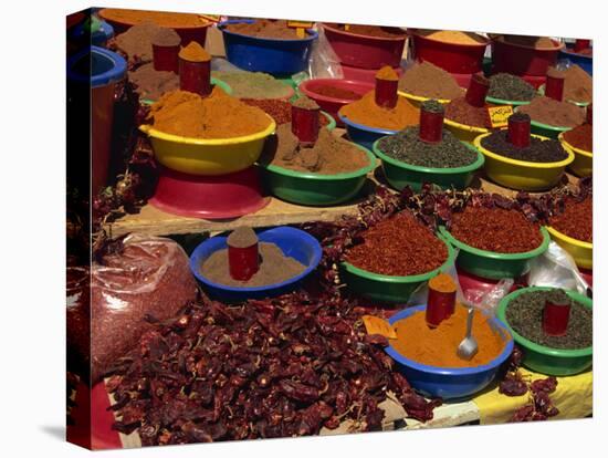 Spices on Sale in Market, Tunisia, North Africa, Africa-Lightfoot Jeremy-Premier Image Canvas