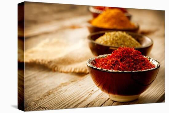 Spices: Saffron, Turmeric, Curry-Subbotina Anna-Premier Image Canvas