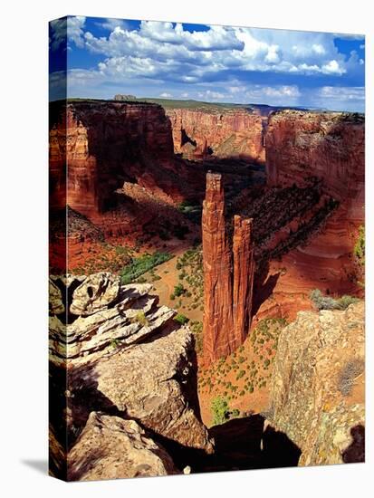 Spider Rock, Canyon De Chelly,Arizona-George Oze-Premier Image Canvas