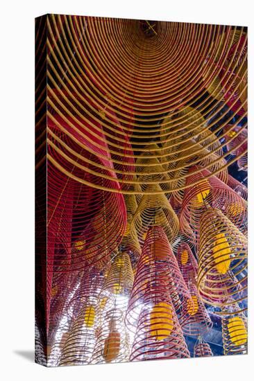 Spiral Incense Sticks at Ong Temple, Can Tho, Mekong Delta, Vietnam, Indochina-Yadid Levy-Premier Image Canvas