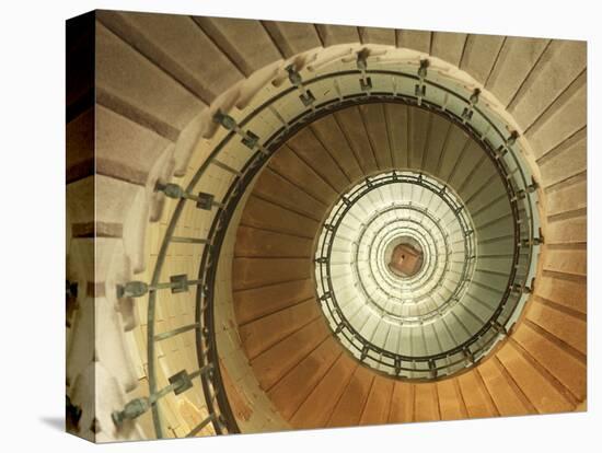 Spiral Staircase at Eckmuhl Lighthouse in Brittany-Owen Franken-Premier Image Canvas
