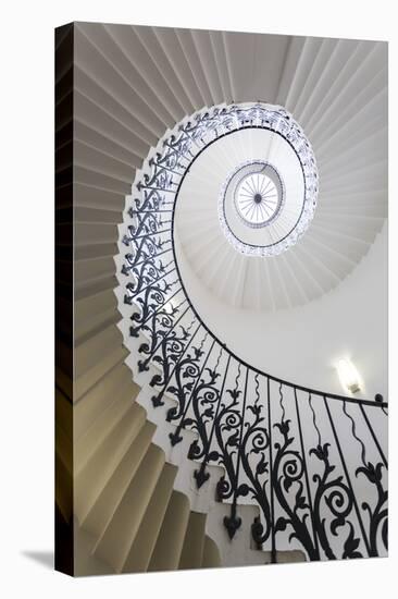 Spiral Staircase, the Queen's House, Greenwich, London, UK-Peter Adams-Premier Image Canvas