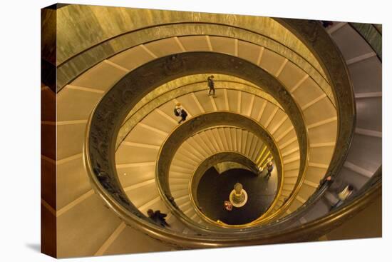 Spiral Stairs of the Vatican Museums, Designed by Giuseppe Momo in 1932, Rome, Lazio, Italy, Europe-Carlo Morucchio-Premier Image Canvas