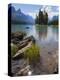 Spirit Island, Maligne Lake, Jasper National Park, UNESCO World Heritage Site, British Columbia, Ro-Martin Child-Premier Image Canvas