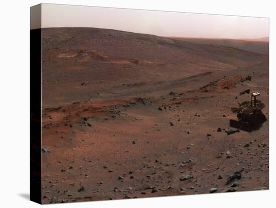 Spirit Mars Exploration Rover on the Flank of Husband Hill-Stocktrek Images-Premier Image Canvas
