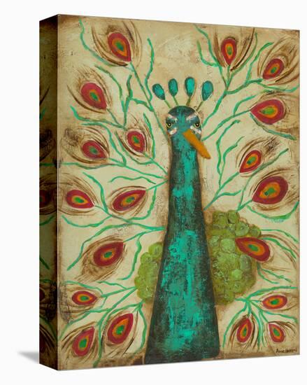 Spirited Peacock I-Anne Hempel-Stretched Canvas