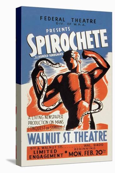 Spirochete Presented by the Federal Theater Division of WPA-null-Stretched Canvas