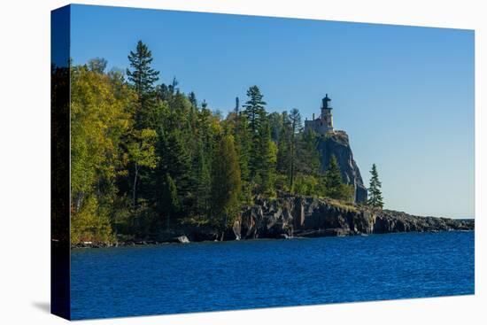 Split Rock Lighthouse, Autumn-Steven Gaertner-Premier Image Canvas