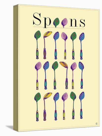 Spoons-Steve Collier-Stretched Canvas