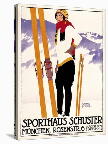 Sporthaus Schuster Munich-The Vintage Collection-Stretched Canvas