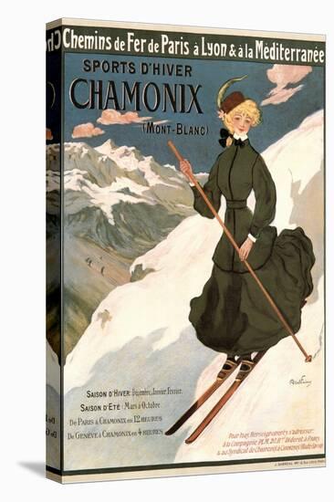 Sports D'Hiver Chamonix-Abel Faivre-Stretched Canvas