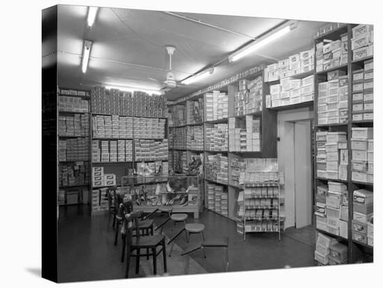 Sports Shop Interior, Sheffield, South Yorkshire, 1961-Michael Walters-Premier Image Canvas