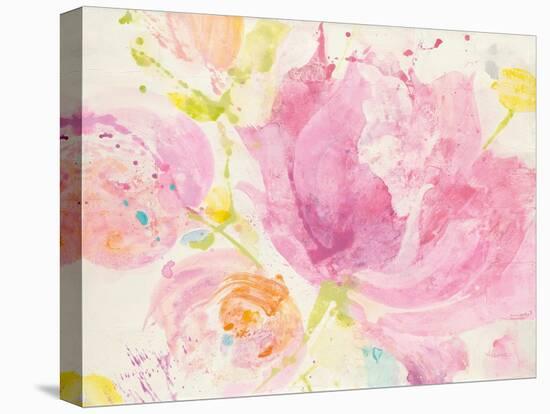 Spring Abstracts Florals II Crop-Albena Hristova-Stretched Canvas