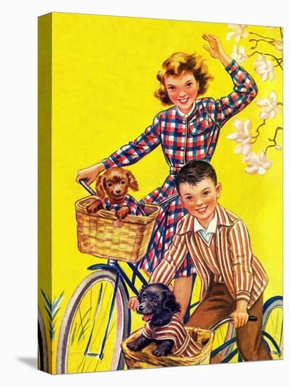 Spring Bike Ride - Child Life-Katherine Wireman-Premier Image Canvas