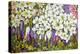 Spring Border: Hellebores, Crocus and Violets-Joan Thewsey-Premier Image Canvas