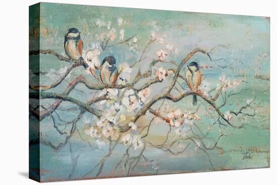 Spring Branch with Birds-Patricia Pinto-Stretched Canvas