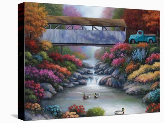 Spring Covered Bridge-John Zaccheo-Premier Image Canvas