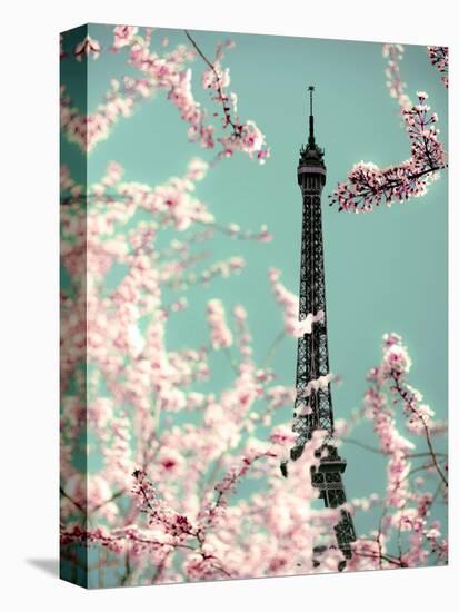 Spring Eiffel Green-Tracey Telik-Premier Image Canvas