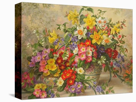 Spring Flowers and Poole Pottery, No. 2-Albert Williams-Premier Image Canvas