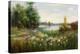 Spring Flowers and Vista-Witmer-Stretched Canvas