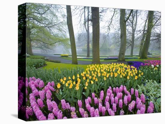 Spring Flowers in Flower Garden-Jim Zuckerman-Premier Image Canvas