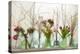 Spring Flowers in Glass Bottles II-Cora Niele-Premier Image Canvas