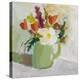 Spring in a Green Pitcher-Pamela Munger-Stretched Canvas