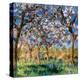 Spring in Giverny-Claude Monet-Stretched Canvas