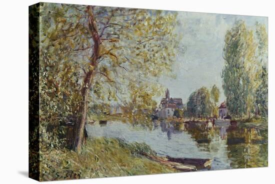 Spring in Moret-Sur-Loing-Alfred Sisley-Premier Image Canvas