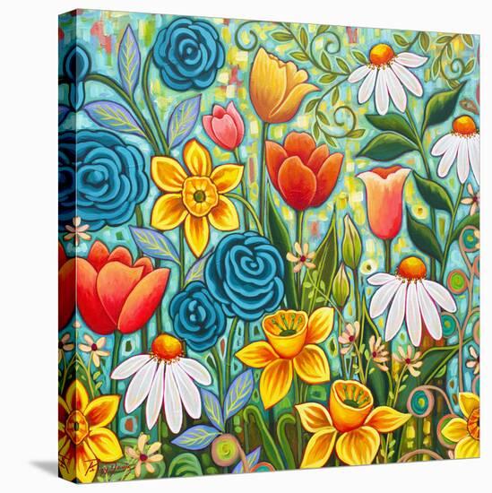 Spring Medley 1-Peggy Davis-Stretched Canvas