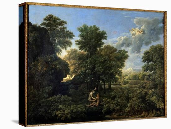 Spring or Earth Paradise, 17Th Century (Oil on Canvas)-Nicolas Poussin-Premier Image Canvas