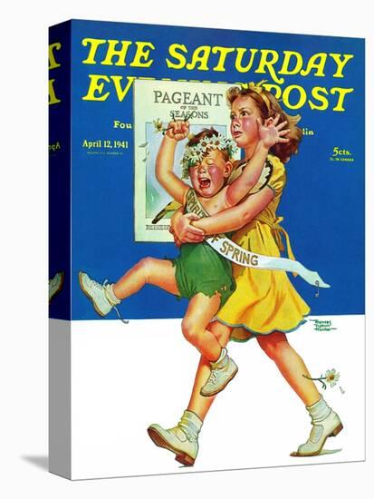 "Spring Pageant," Saturday Evening Post Cover, April 12, 1941-Frances Tipton Hunter-Premier Image Canvas