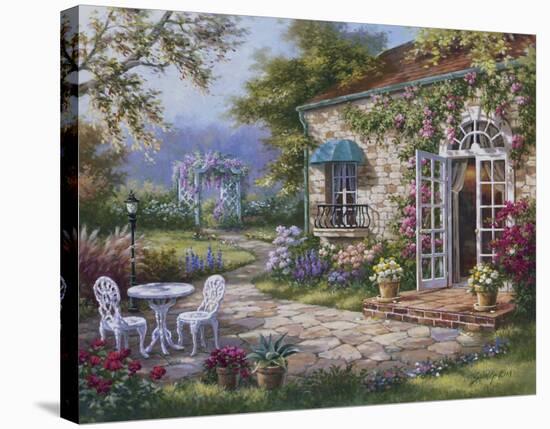 Spring Patio II-Sung Kim-Stretched Canvas